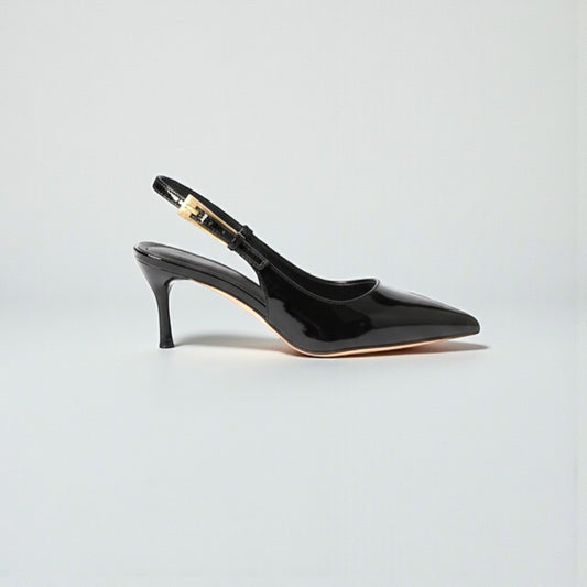 Escarpins slingback noirs