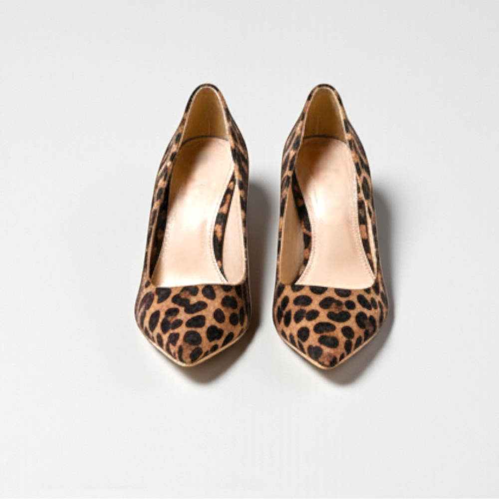 Escarpins léopard talon 8 cm