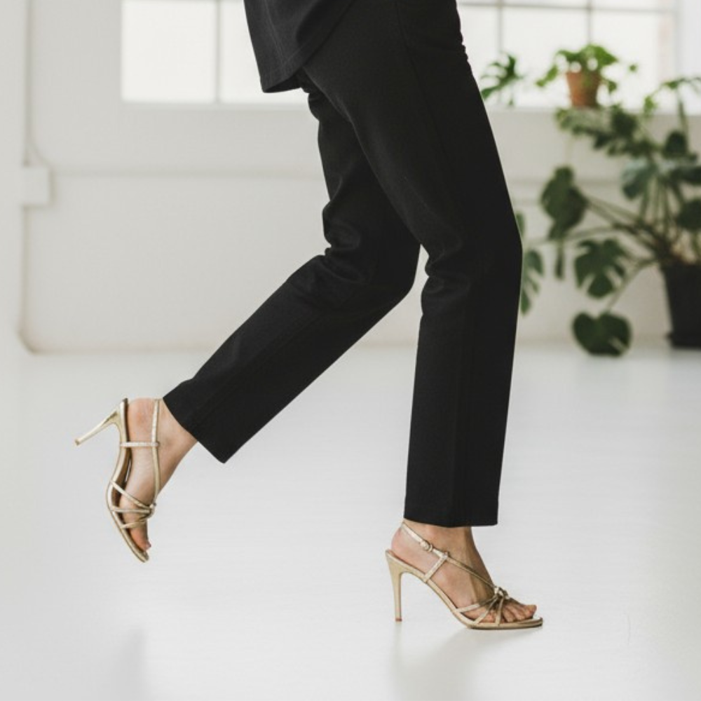 Sandales habillées dorées