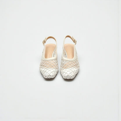 Chaussures mode femme tressées