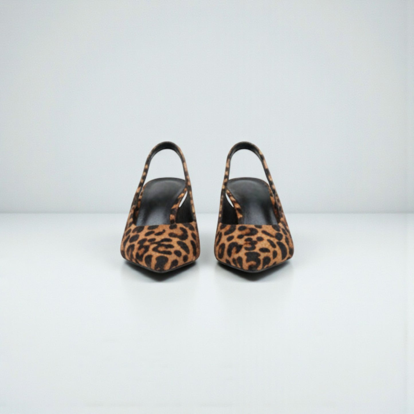 Escarpins léopard à bout pointu femme