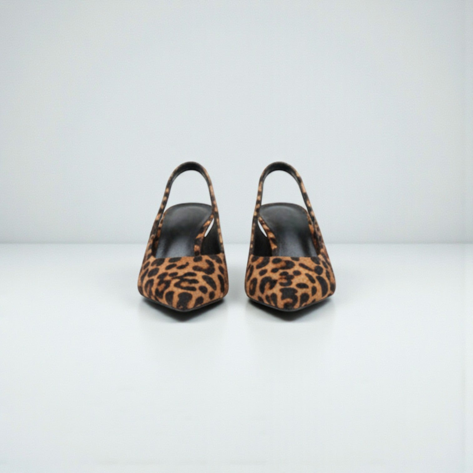 Escarpins léopard à bout pointu femme