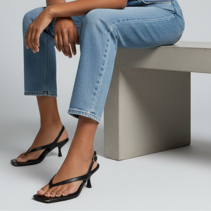 Sandales Tongs à talons