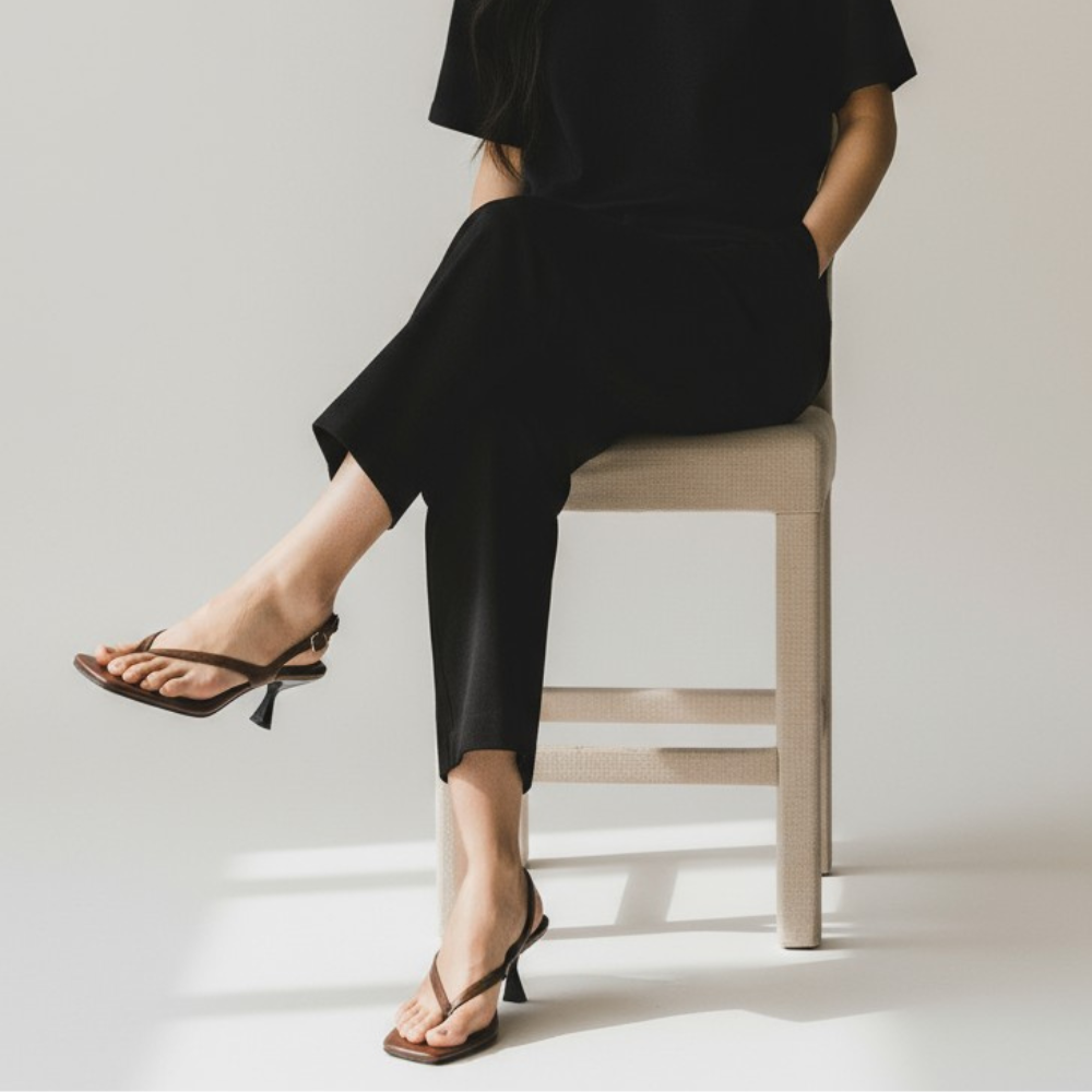 Sandales à talons modernes