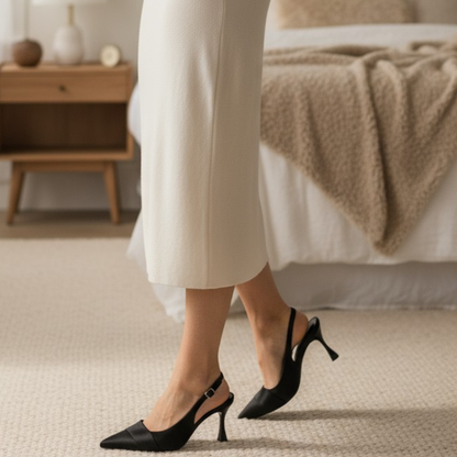 Escarpins noirs de soirée femme