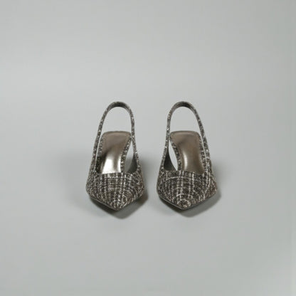 Chaussures slingback noires élégantes