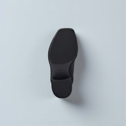 Escarpins noirs à talons slingback