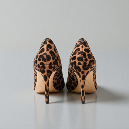 Stilettos imprimé léopard  femme