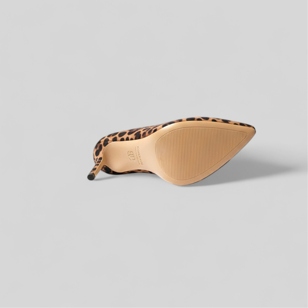 Chaussures léopard à talons moyens