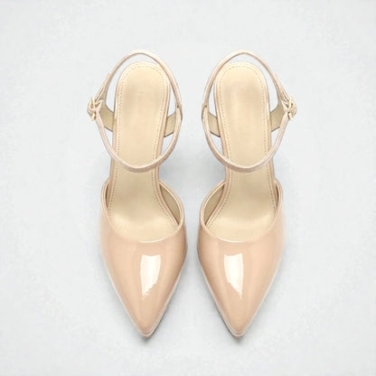 escarpins plateforme beige