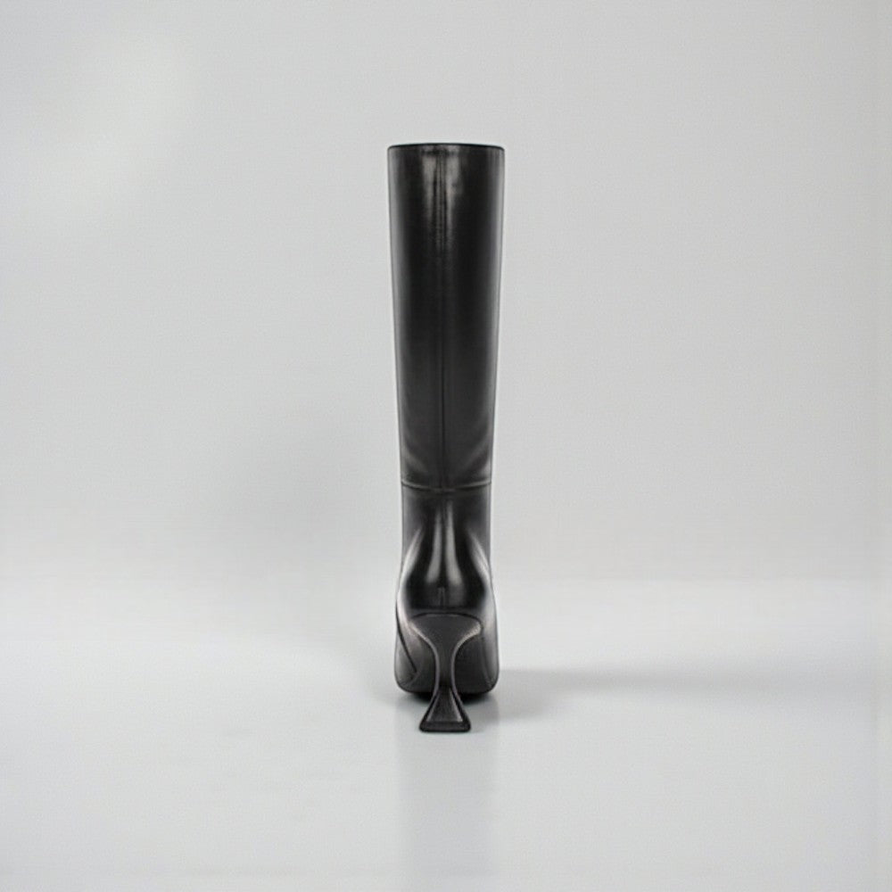 Bottes hautes femme noir