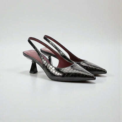 slingbacks noirs