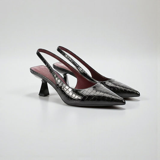 slingbacks noirs