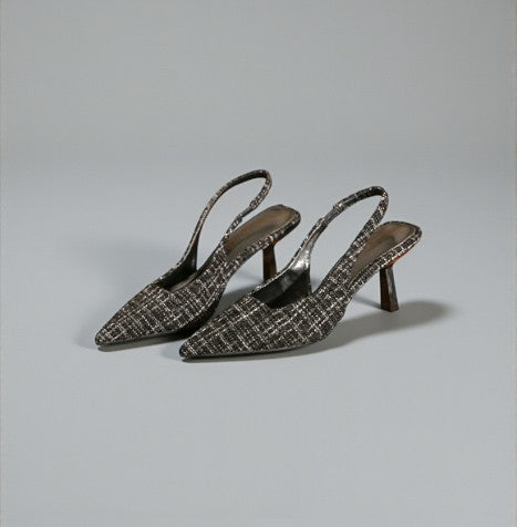 Escarpins slingback noirs