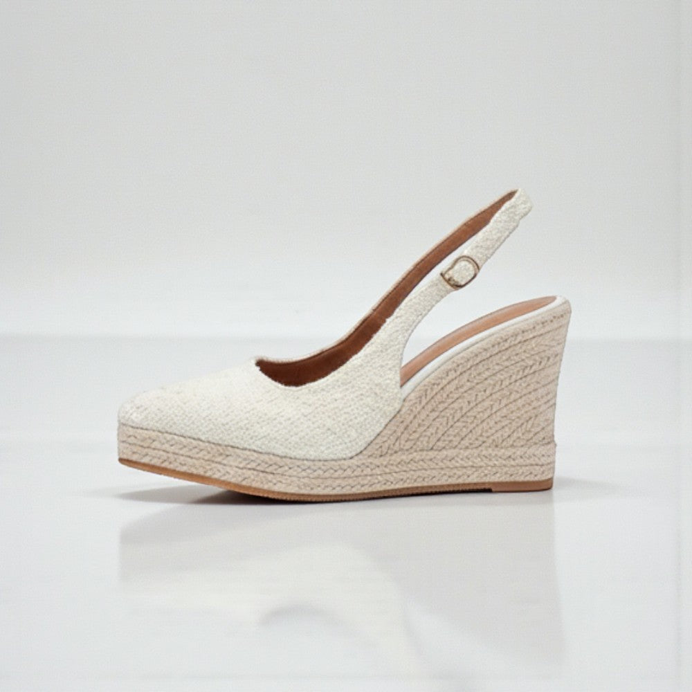 Talons compensés espadrille