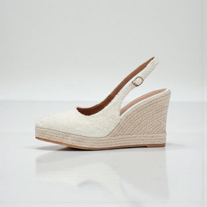 Talons compensés espadrille