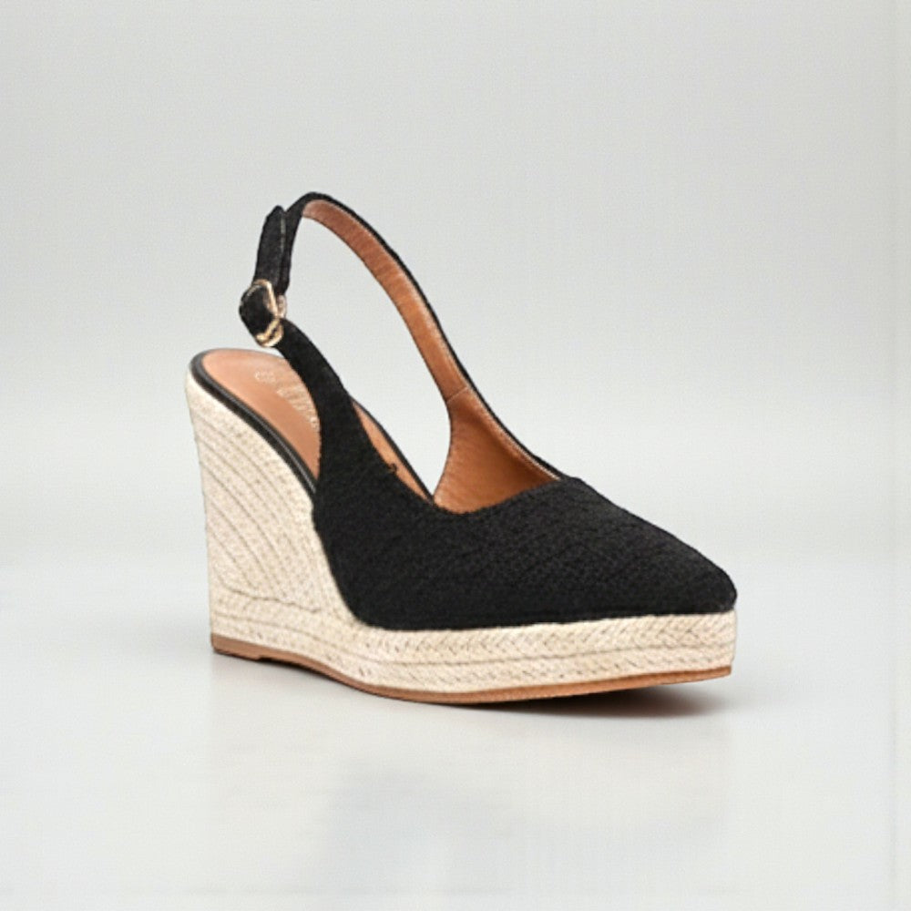 Talons compensés espadrille