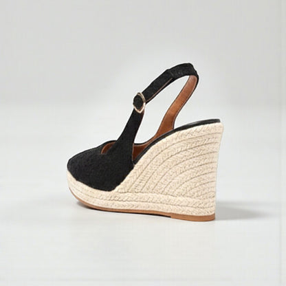 Talons compensés espadrille