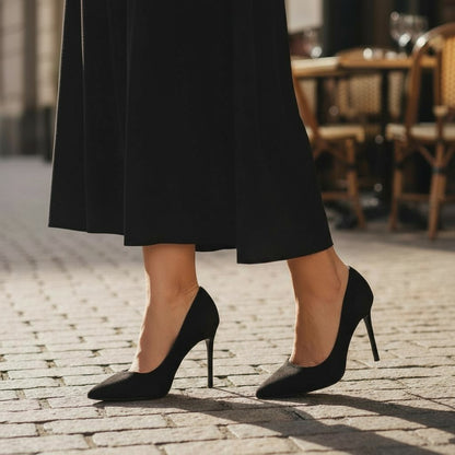 Escarpins noirs mode femme